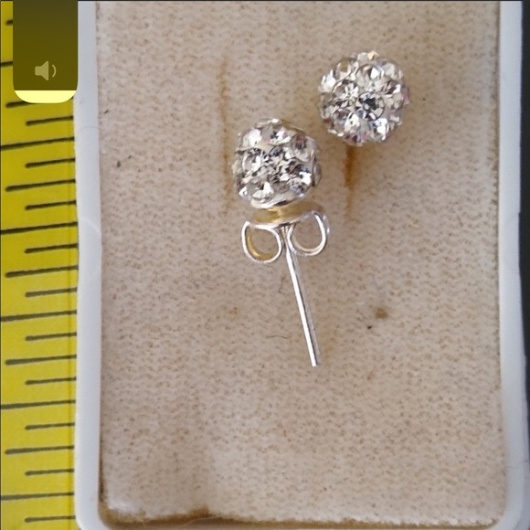 Swarovski CZ / sterling 925 earrings ✨✨✨ NWOT - Picture 4 of 8